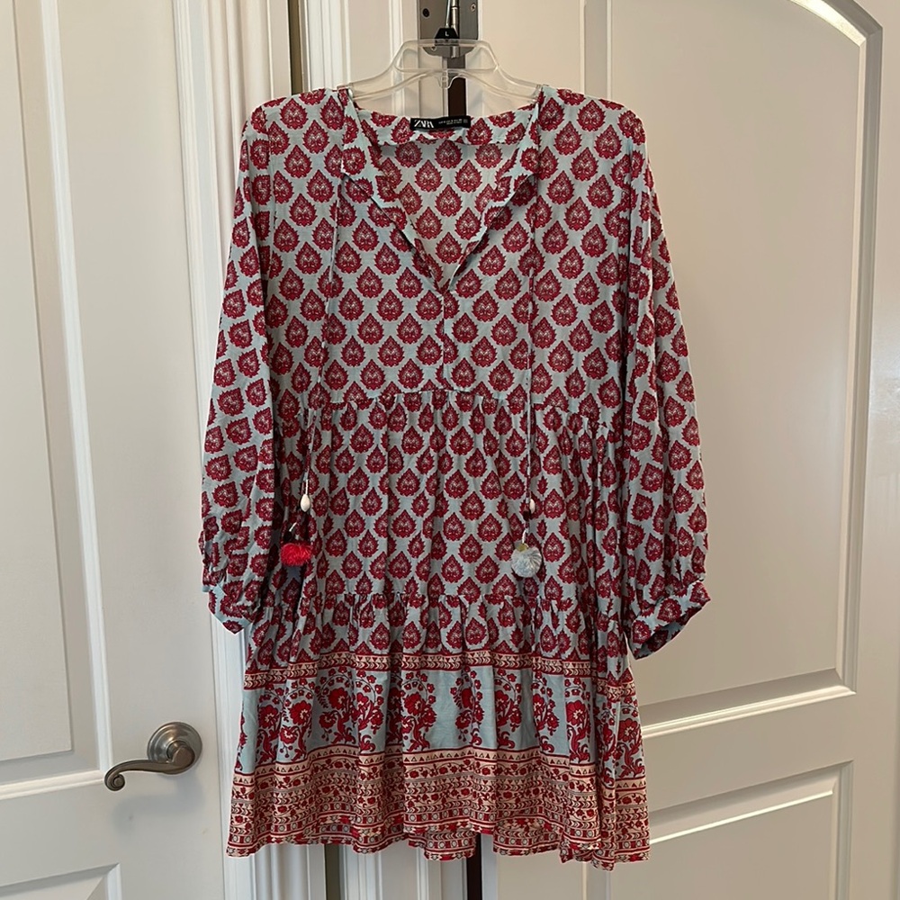 Zara boho babydoll dress